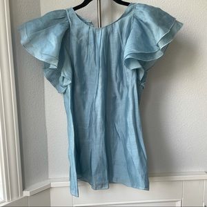 BCBG | Ruffle Sleeve Shirt